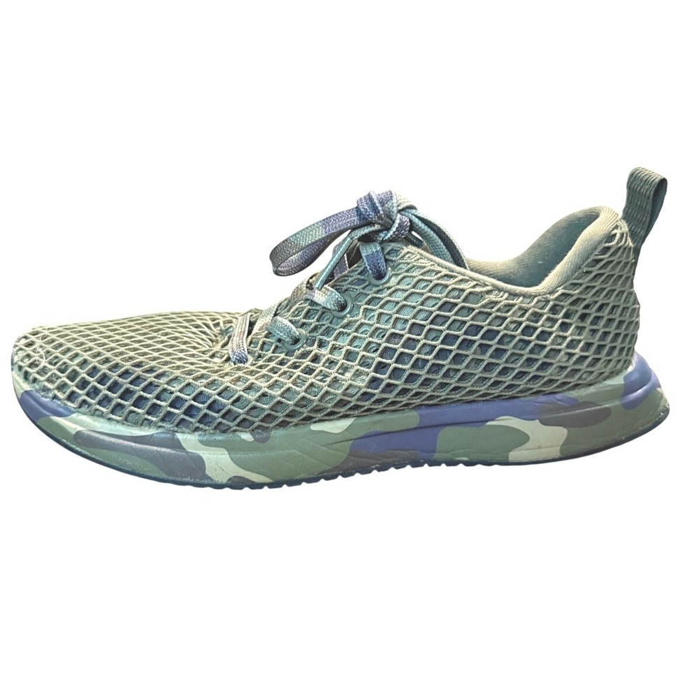 NOBULL Mesh Runner Crossfit Green Camo Mens 7 Womens 8.5 Training Shoes Sneakers